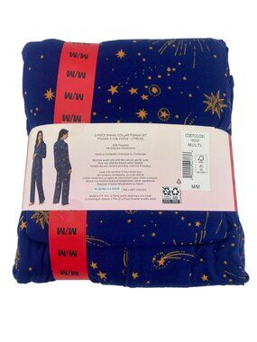 Room Service Women's Blue Pyjama Set | Pieces | Starry Night | Various sizes NEW